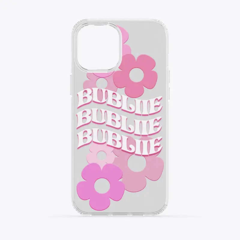 Floral Pink Bubliie Phone Case 