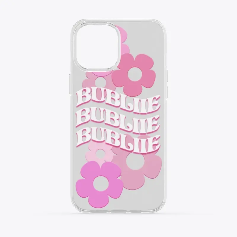 Floral Pink Bubliie Phone Case 