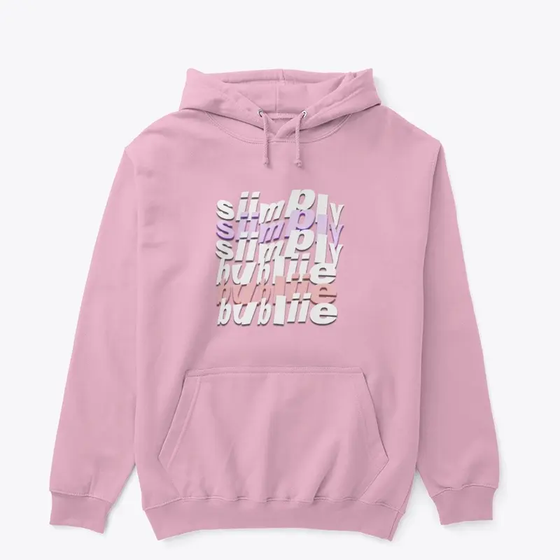 Pink and Purple SiimplyBubliie Hoodie