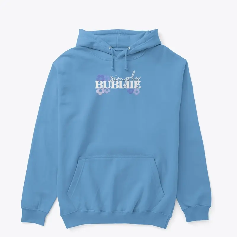 Blue Floral SiimplyBubliie Hoodie