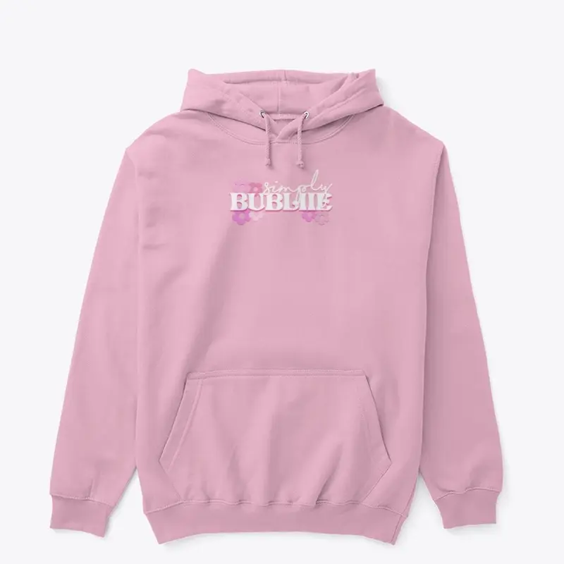 Pink Floral SiimplyBubliie Hoodie