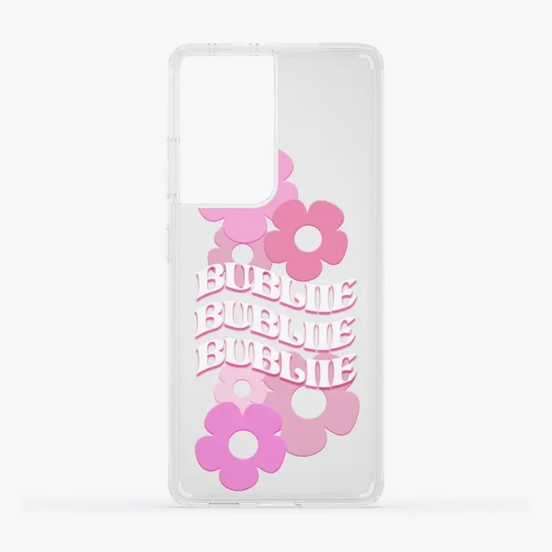 Floral Pink Bubliie Phone Case 